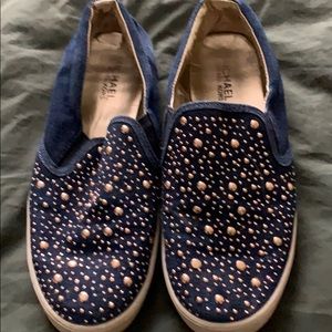 Michael Kors sneaker slip ons 5 big Kid. Fit 7w